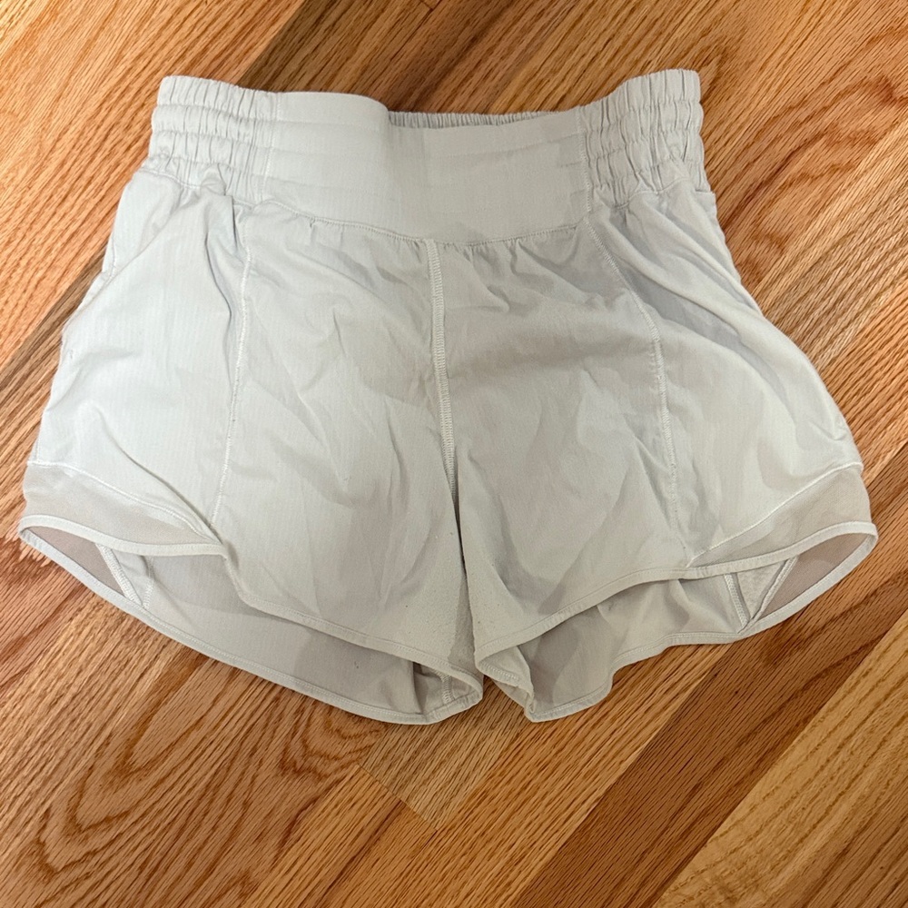 Lululemon Athletica Light Gray Athletic Shorts